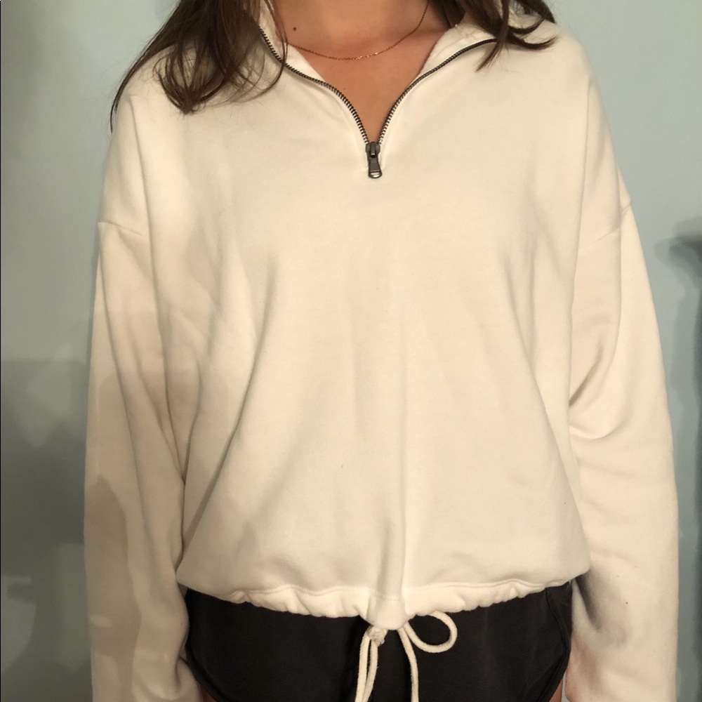 American eagle outfitters soft zip up pullover